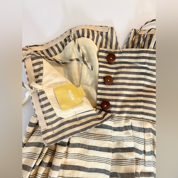 Anthropologie Maeve Changing Stripes Strapless Dress, Size 4, EUC - Picture 8 of 13